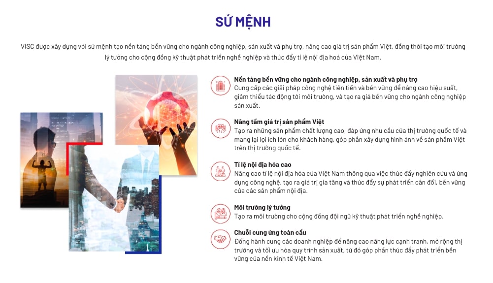 Sứ mệnh mới của VISC